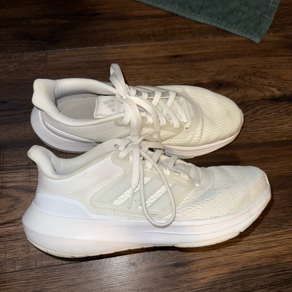 Adidas Bounce - Women’s White Sneakers